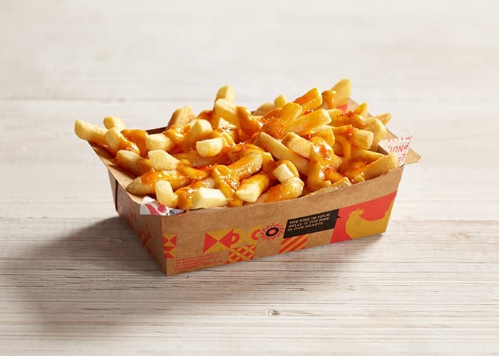 Papas fritas con Chile y Queso